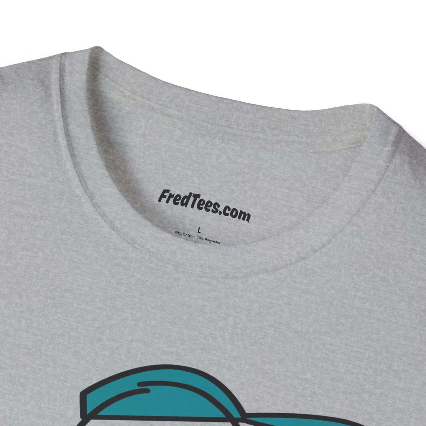 FRED is ready to PLAY BALL! His forever motto - HAVE FUN, PLAY HARD, DON’T QUIT! Teal & Black Pinstripe