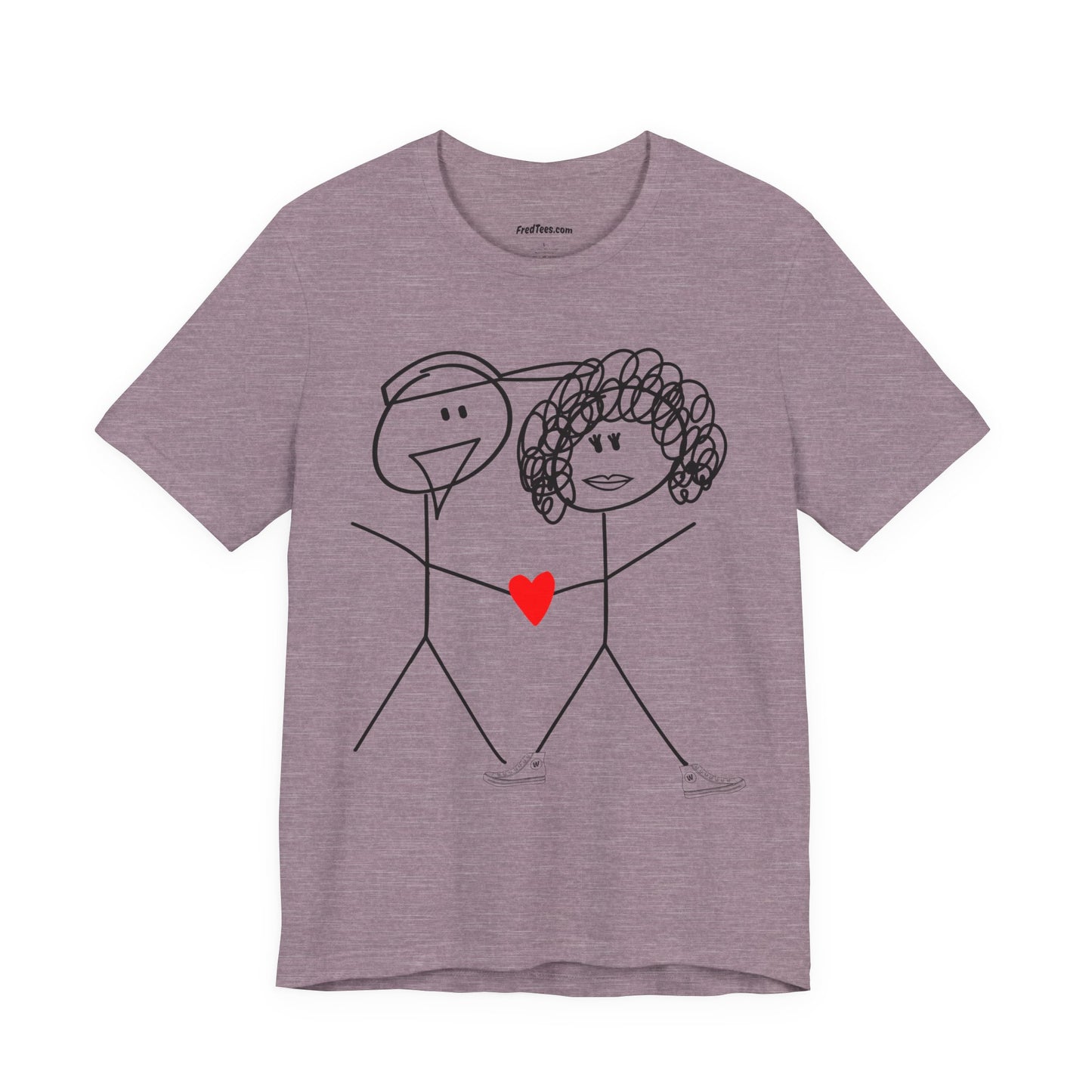 FRED and WENDI - the anniversary celebration shirt! LOVE is in the air!    Bella+Canvas version