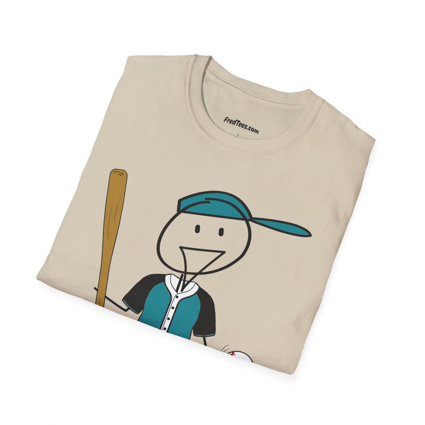 FRED is ready to PLAY BALL! His forever motto - HAVE FUN, PLAY HARD, DON’T QUIT! Teal & Black