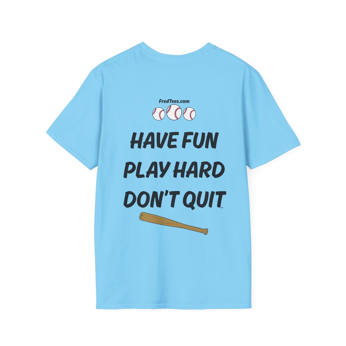 FRED is ready to PLAY BALL! His forever motto - HAVE FUN, PLAY HARD, DON’T QUIT! Red